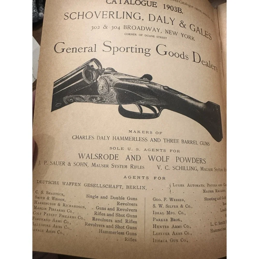 RARE SELECTIONS FROM OLD GUN CATALOGS 1880-1920 BY  JOSEPH SCHROEDER &GUN DIGEST